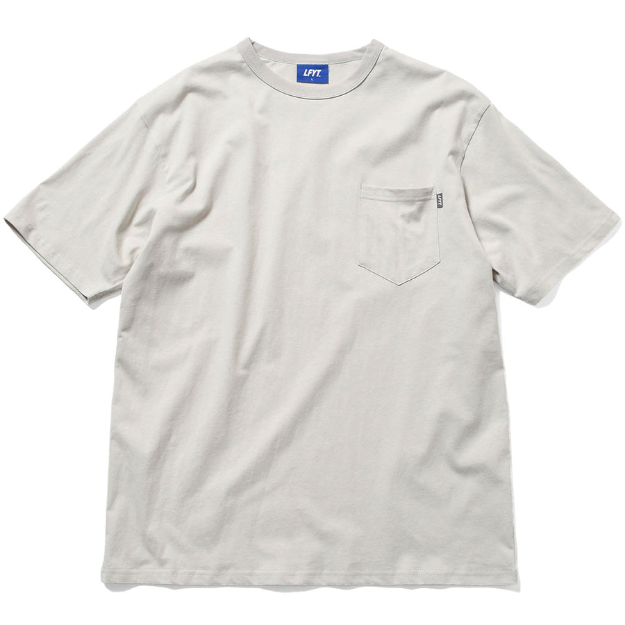 LFYT ポケットTシャツ ライトグレー 正面平置き