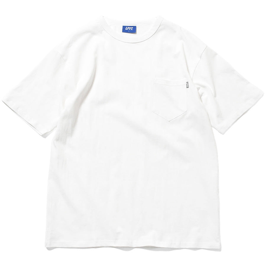 LFYT ポケットTシャツ ホワイト 正面平置き