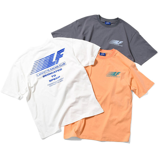 LFYT RACING CLUB TEE ホワイト チャコール オレンジ 3カラー比較画像