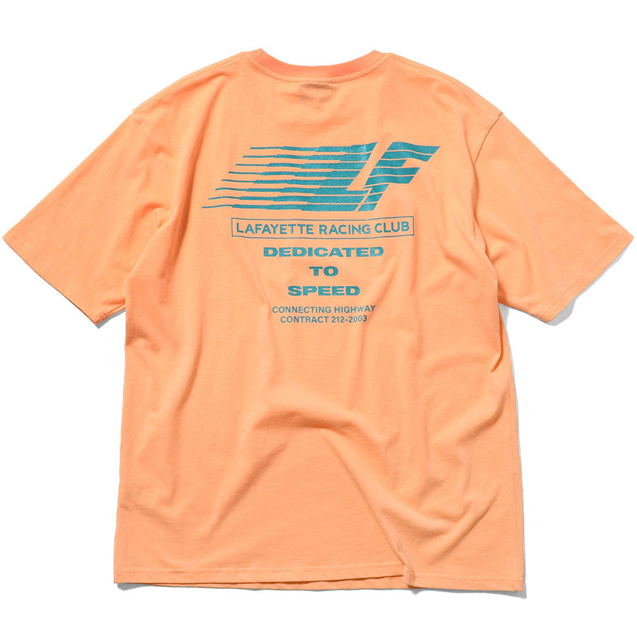 LFYT RACING CLUB TEE オレンジ フロントロゴ詳細