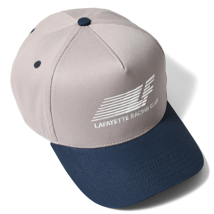 LFYT RACING CLUB TRUCKER CAP ヘザーグレー 上面デザイン