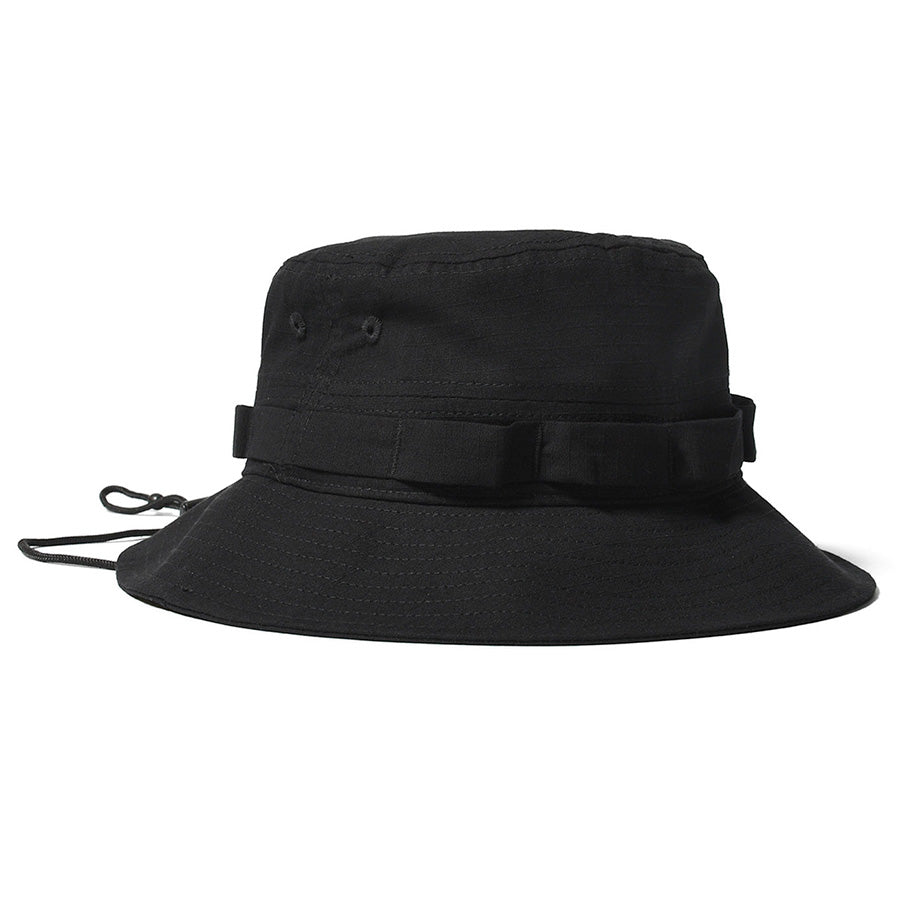 LFYT RIPSTOP FIELD BOONIE HAT ハット ブラック 背面 LA261404