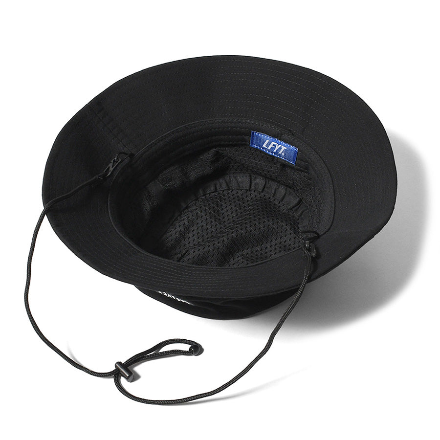 LFYT RIPSTOP FIELD BOONIE HAT ハット ブラック 裏側 LA261404