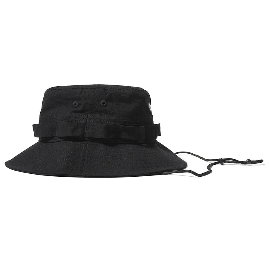 LFYT RIPSTOP FIELD BOONIE HAT ハット ブラック 右向き LA261404