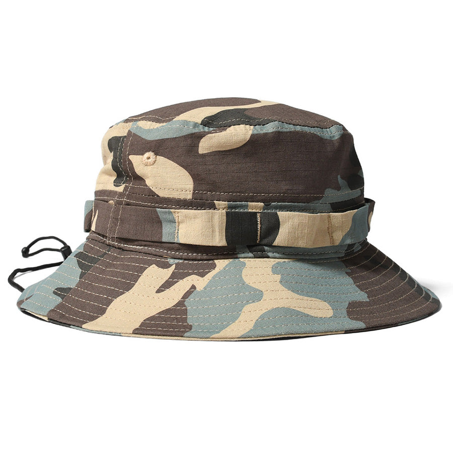LFYT RIPSTOP FIELD BOONIE HAT ハット ウッドランドカモ 背面 LA261404