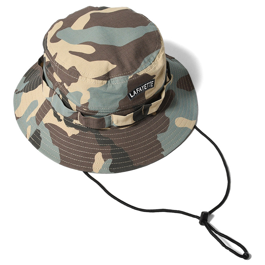 LFYT RIPSTOP FIELD BOONIE HAT ハット ウッドランドカモ 上部 LA261404
