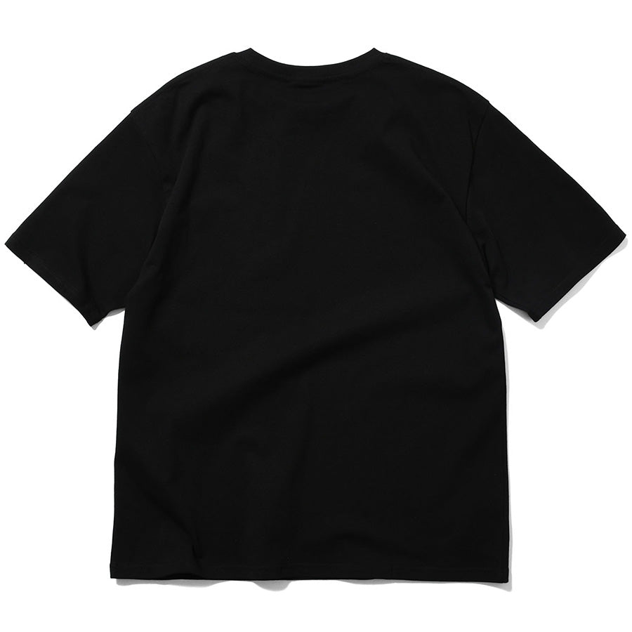 LFYT SAMURAI TEE ブラック 背面平置き