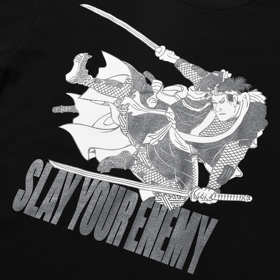 LFYT SAMURAI TEE ブラック サムライグラフィック詳細