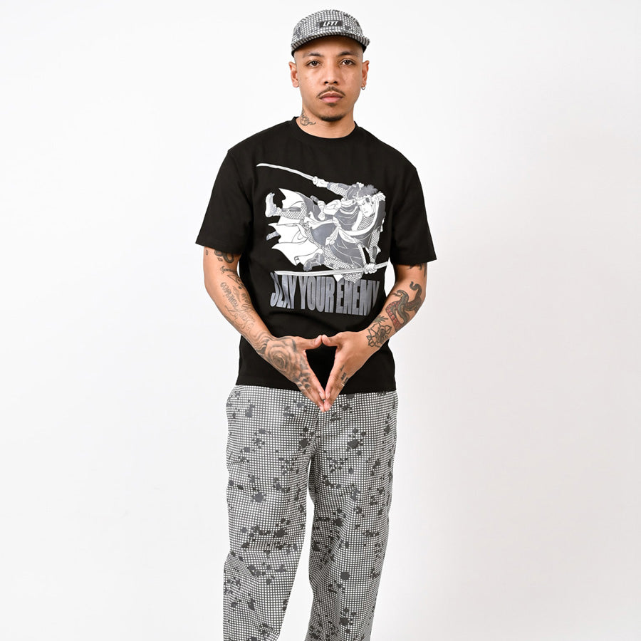LFYT SAMURAI TEE ブラック モデル着用画像