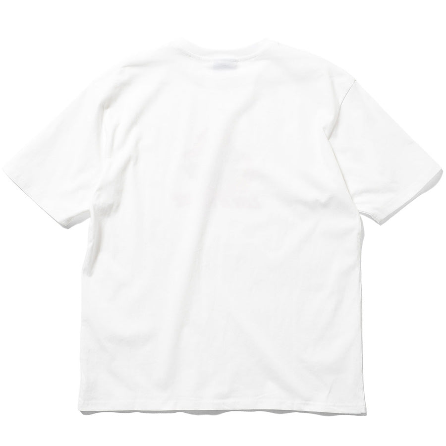 LFYT SAMURAI TEE ホワイト 背面平置き