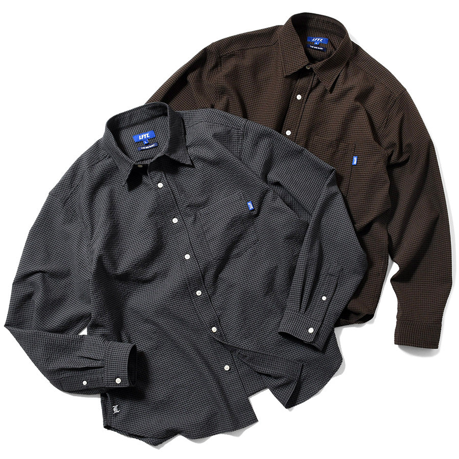 LFYT（エルエフワイティー） SEERSUCKER BIG SHIRT シャツ LS260201