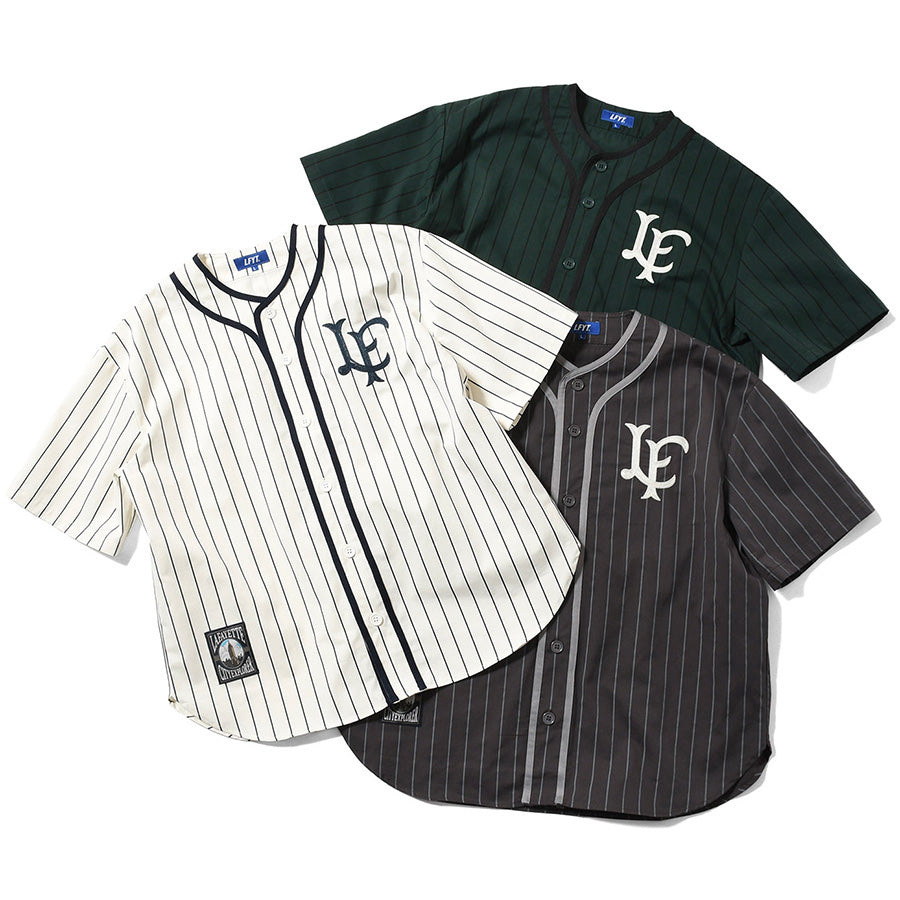 LFYT ベースボールシャツ 3色展開 ホワイト ブラック グリーン