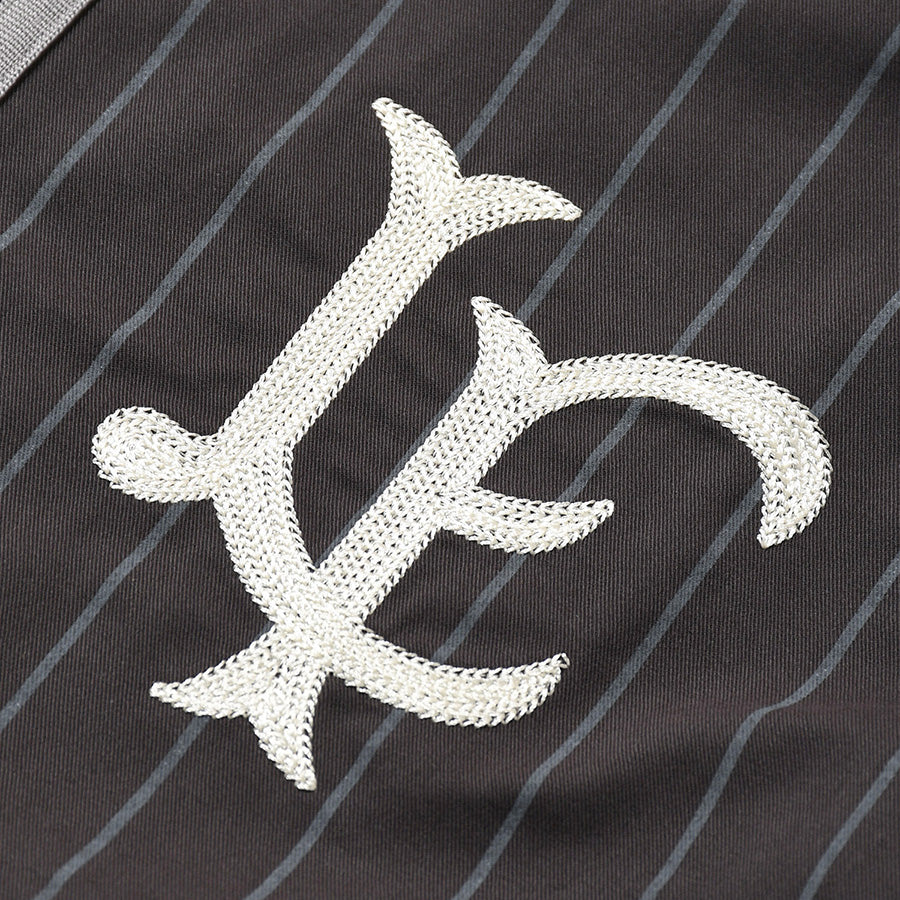 LFYT ベースボールシャツ LFロゴ刺繍 ブラック