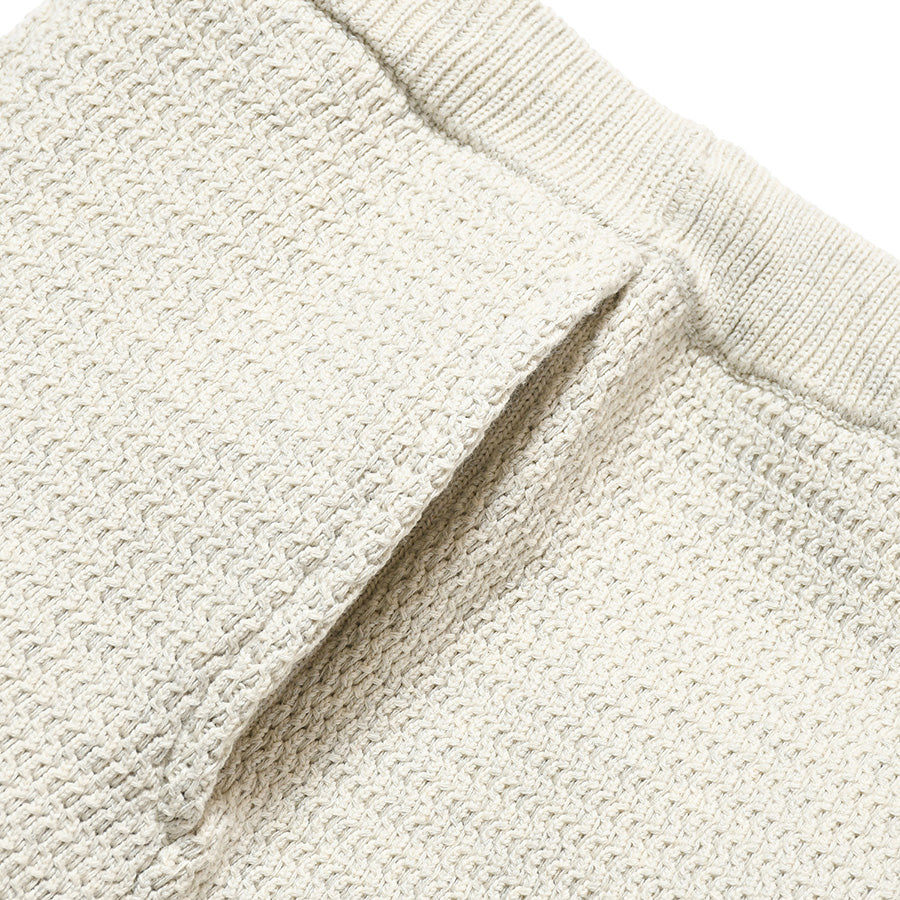 LFYT ニットショーツ アイボリー ポケット詳細