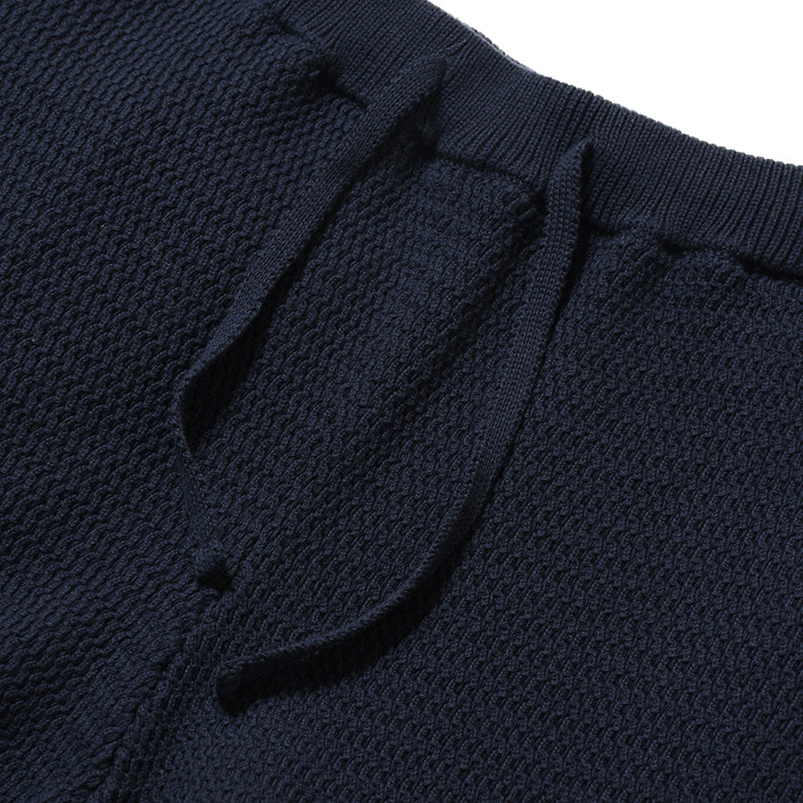 LFYT ニットショーツ ネイビー フロント上部
