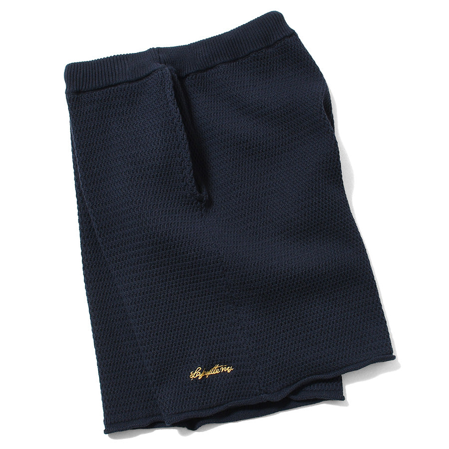 LFYT ニットショーツ ネイビー 側面