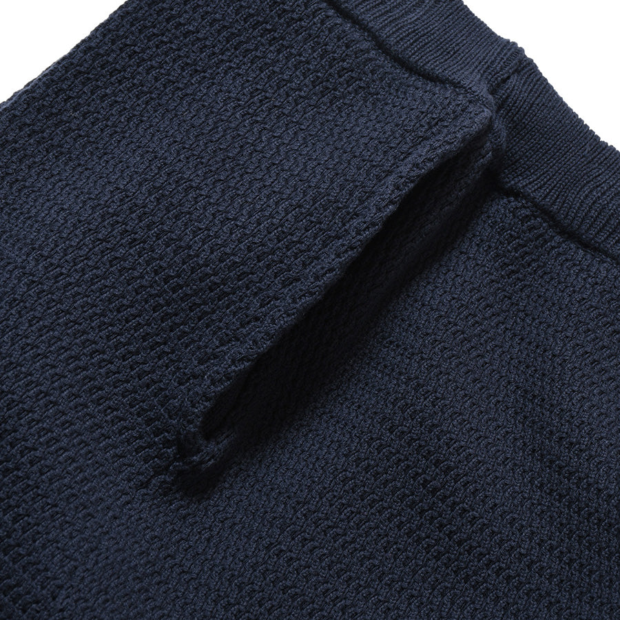 LFYT ニットショーツ ネイビー ポケット詳細