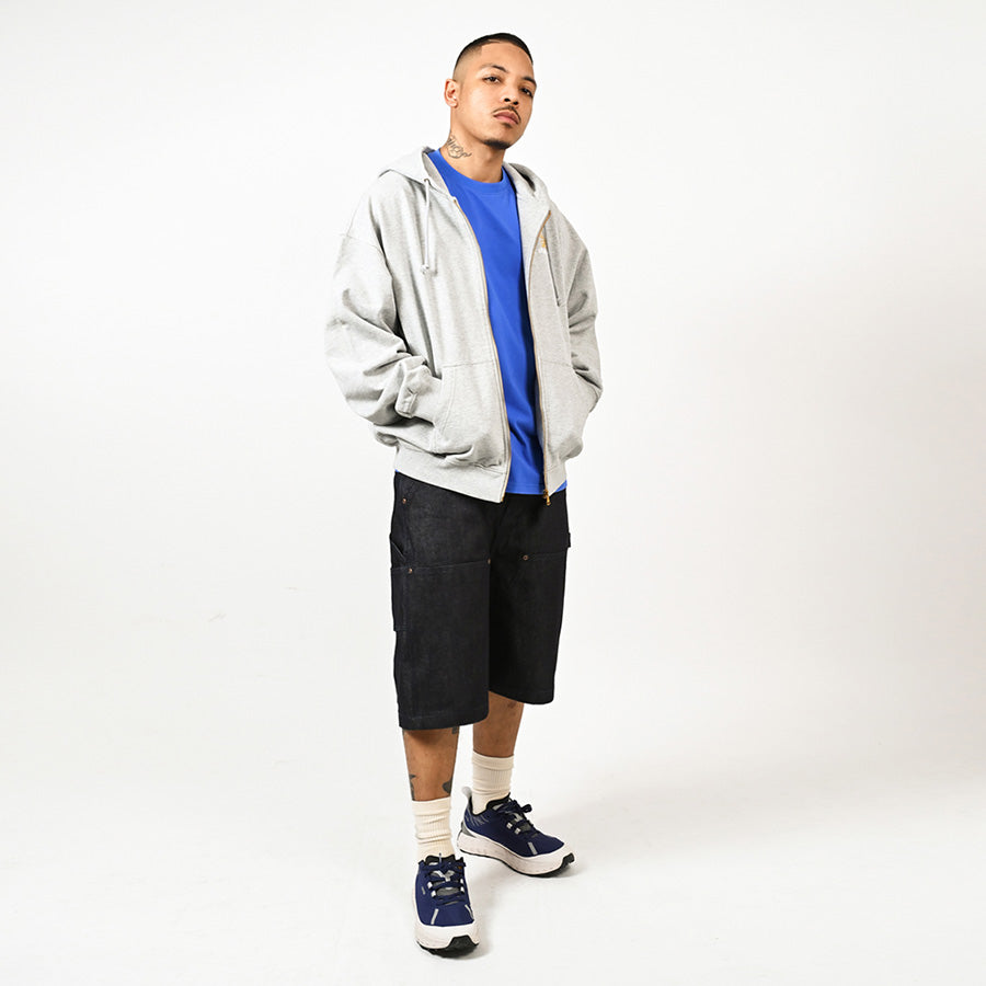 LFYT デニムショーツ インディゴ モデル着用 斜め
