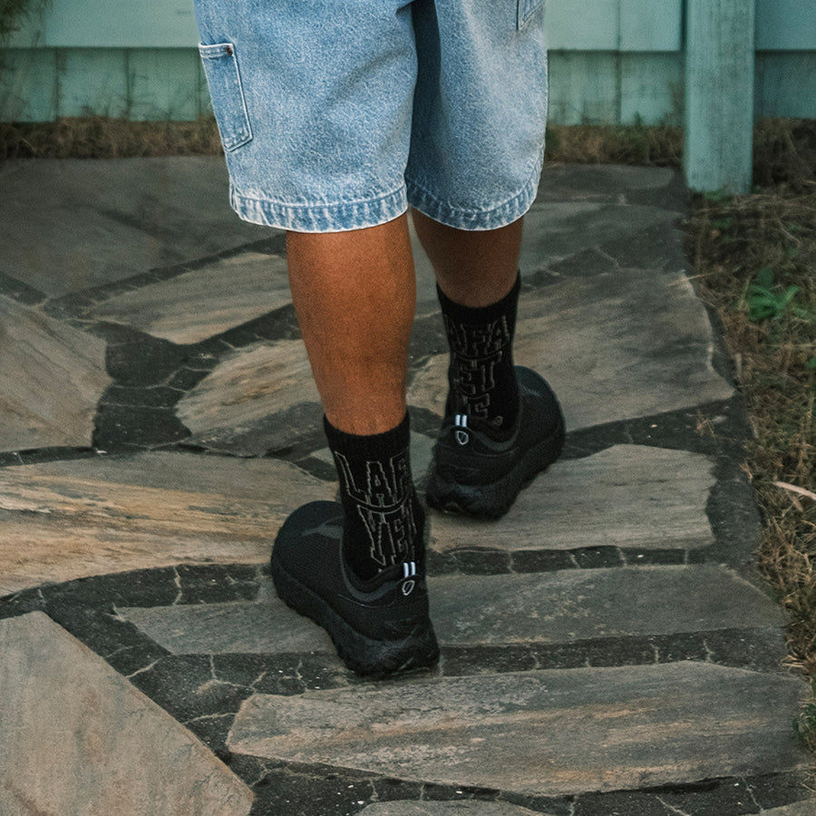 LFYT ソックス ブラック モデル着用