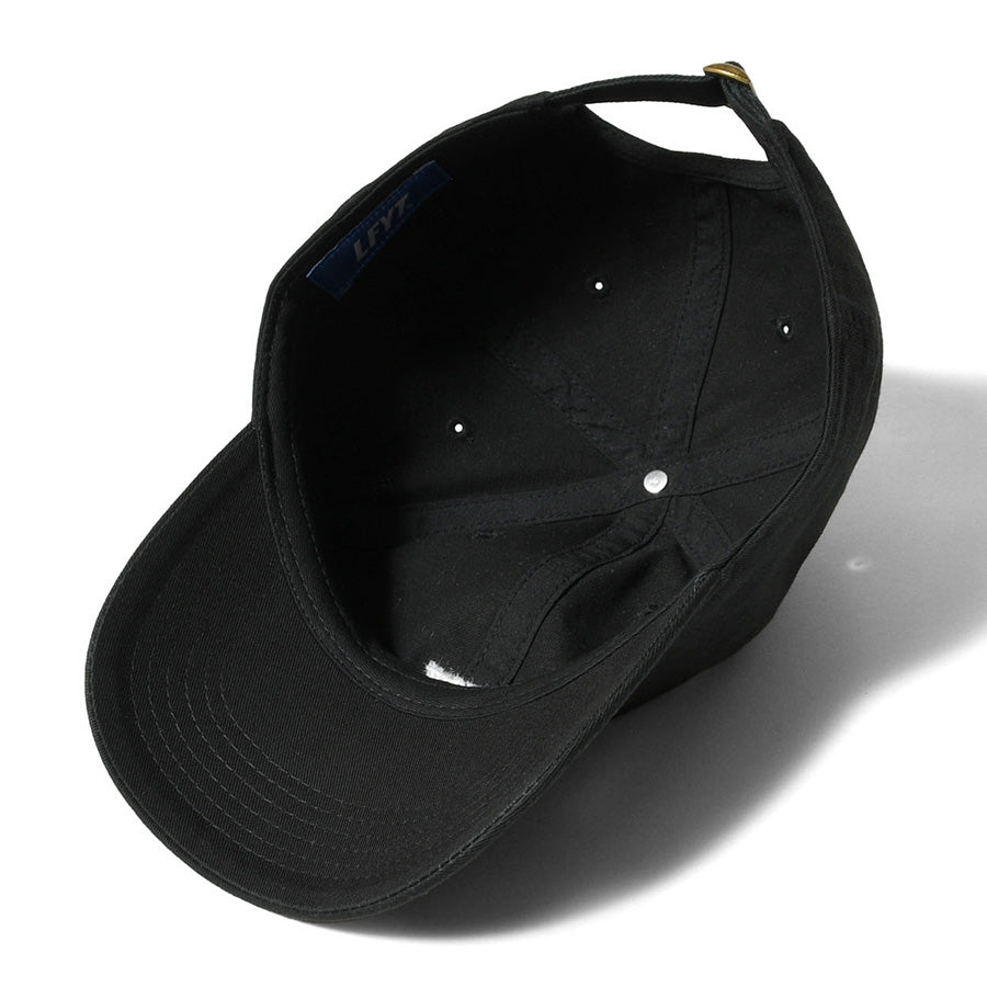 LFYT SPORTS LOGO DAD HAT キャップ ブラック 裏側 LA261401