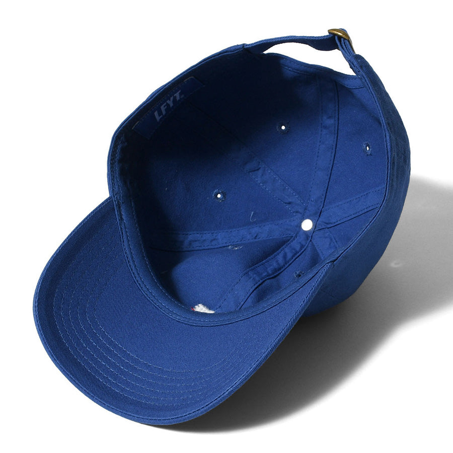 LFYT SPORTS LOGO DAD HAT キャップ ブルー 裏側 LA261401