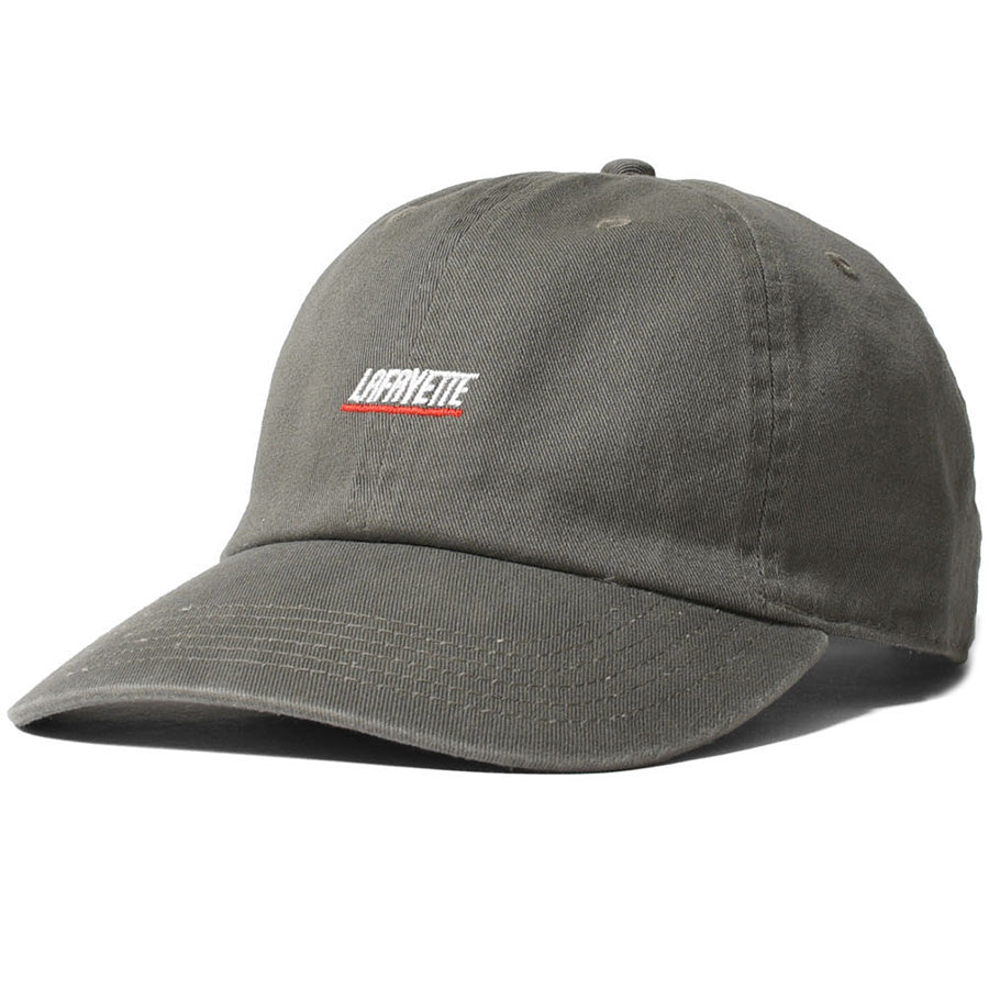 LFYT SPORTS LOGO DAD HAT キャップ オリーブ 左斜め LA261401