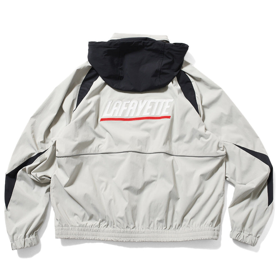 LFYT SPORTS LOGO TRACK JACKET トラックジャケット グレー 背面 平置き LA261001