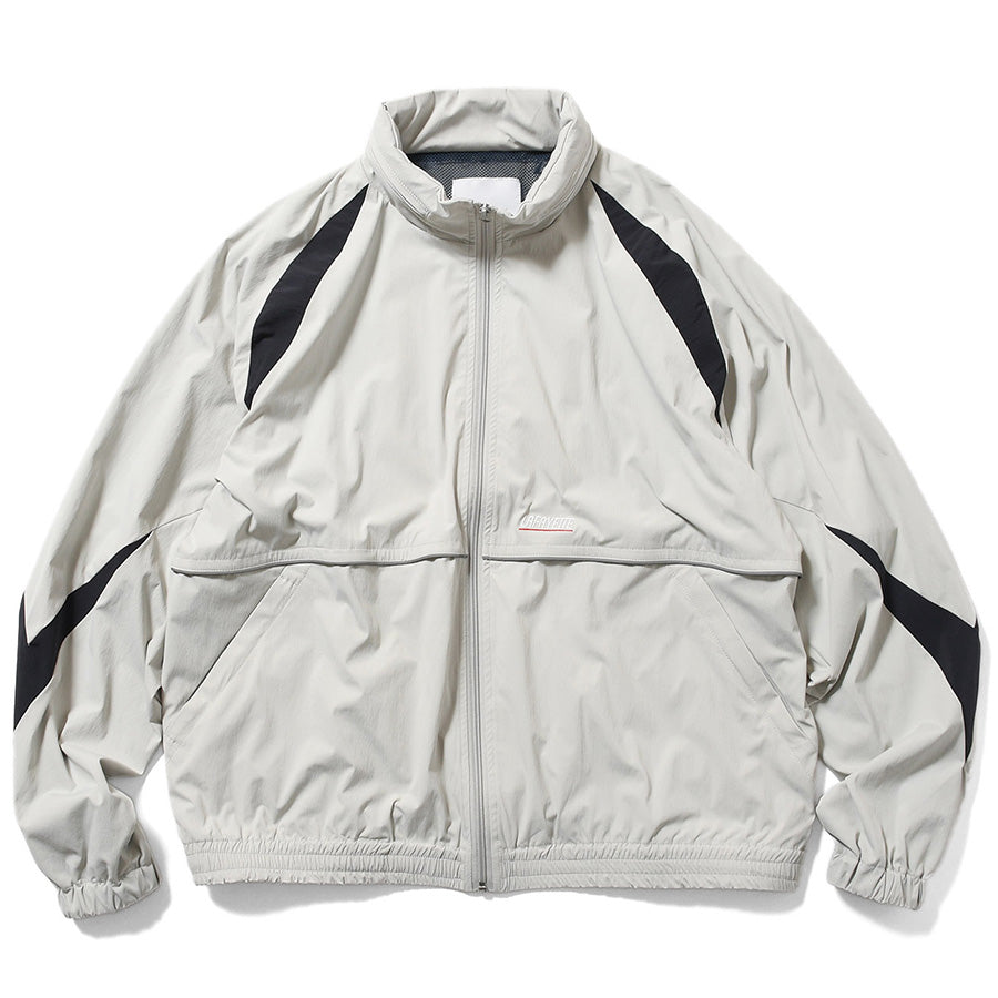 LFYT SPORTS LOGO TRACK JACKET トラックジャケット グレー 正面 平置き LA261001