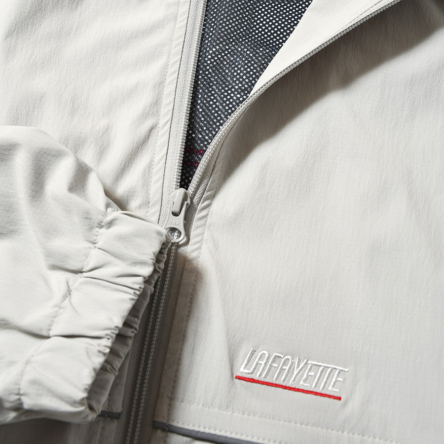 LFYT SPORTS LOGO TRACK JACKET トラックジャケット グレー フロント ファスナー 左胸ロゴ LA261001