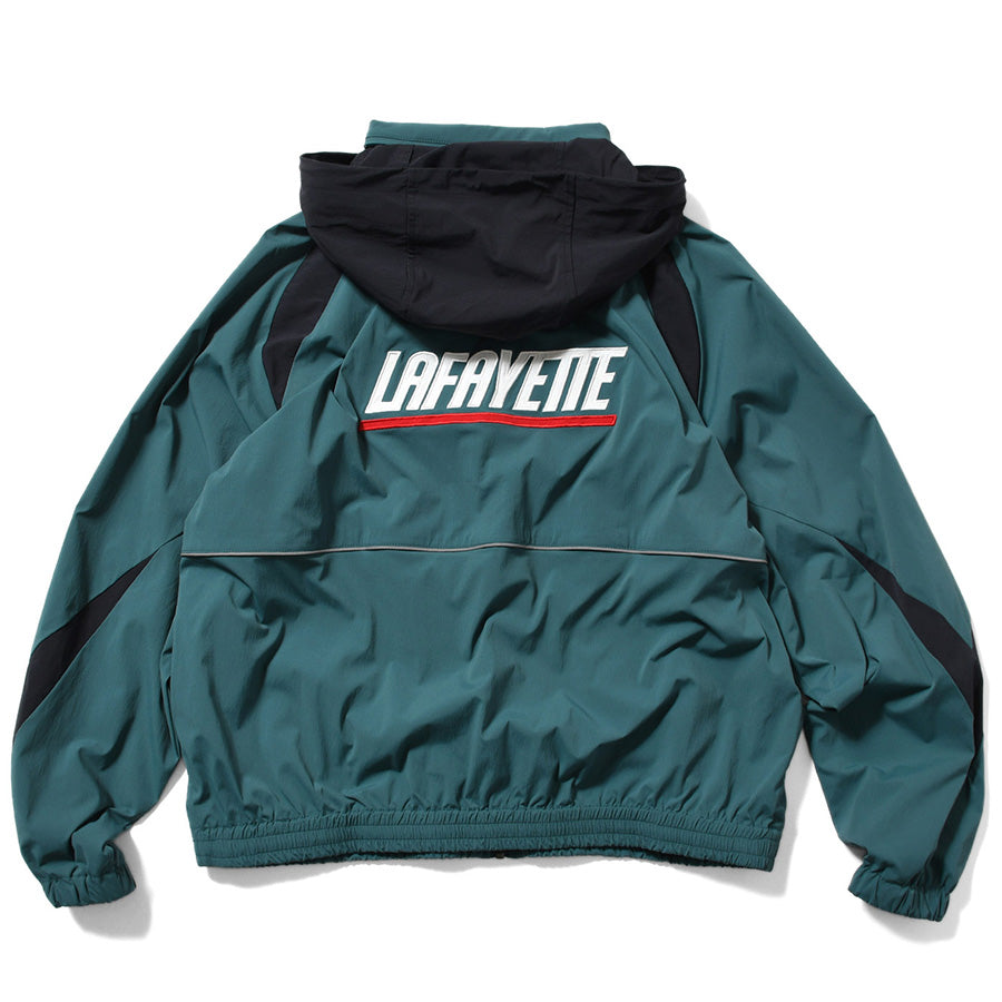 LFYT SPORTS LOGO TRACK JACKET トラックジャケット グリーン 背面 平置き LA261001