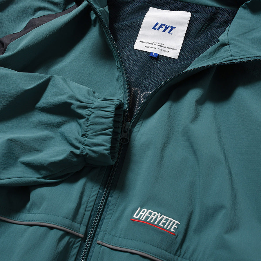 LFYT SPORTS LOGO TRACK JACKET トラックジャケット グリーン フロント ファスナー 左胸ロゴ LA261001