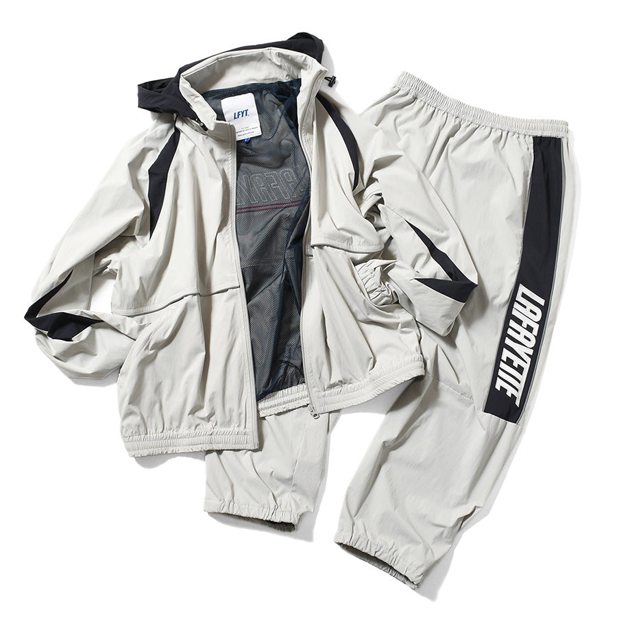 LFYT SPORTS LOGO TRACK PANTS トラックパンツ グレー トラックジャケット セットアップ 平置き LA261202