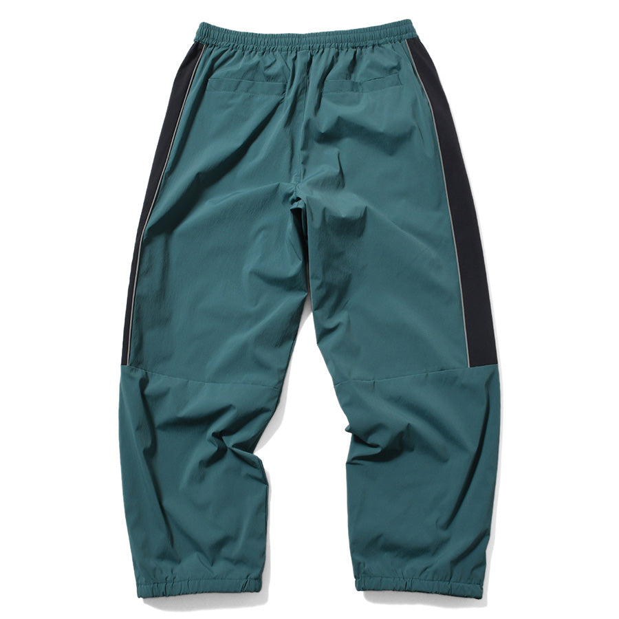LFYT SPORTS LOGO TRACK PANTS トラックパンツ グリーン 背面 平置き LA261202