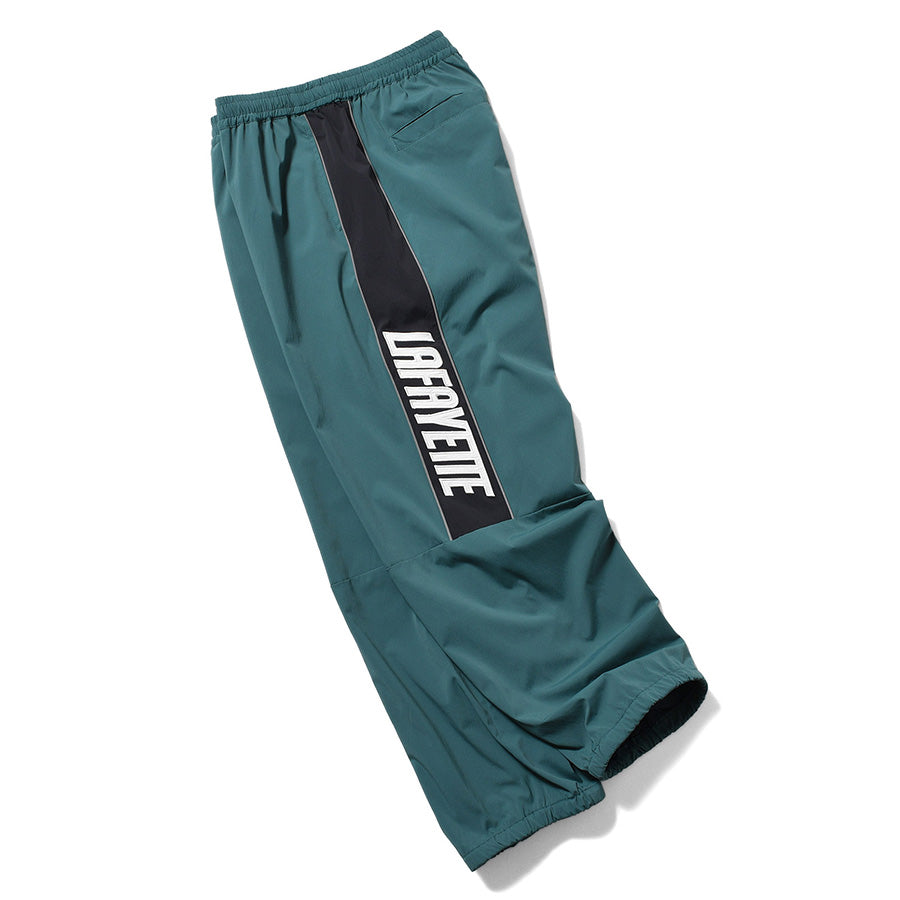 LFYT SPORTS LOGO TRACK PANTS トラックパンツ グリーン 横向き 平置き LA261202