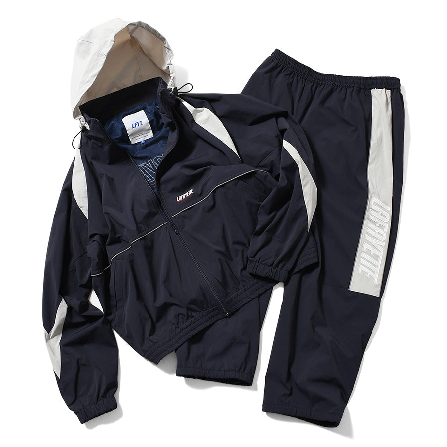 LFYT SPORTS LOGO TRACK PANTS トラックパンツ ネイビー トラックジャケット セットアップ 平置き LA261202