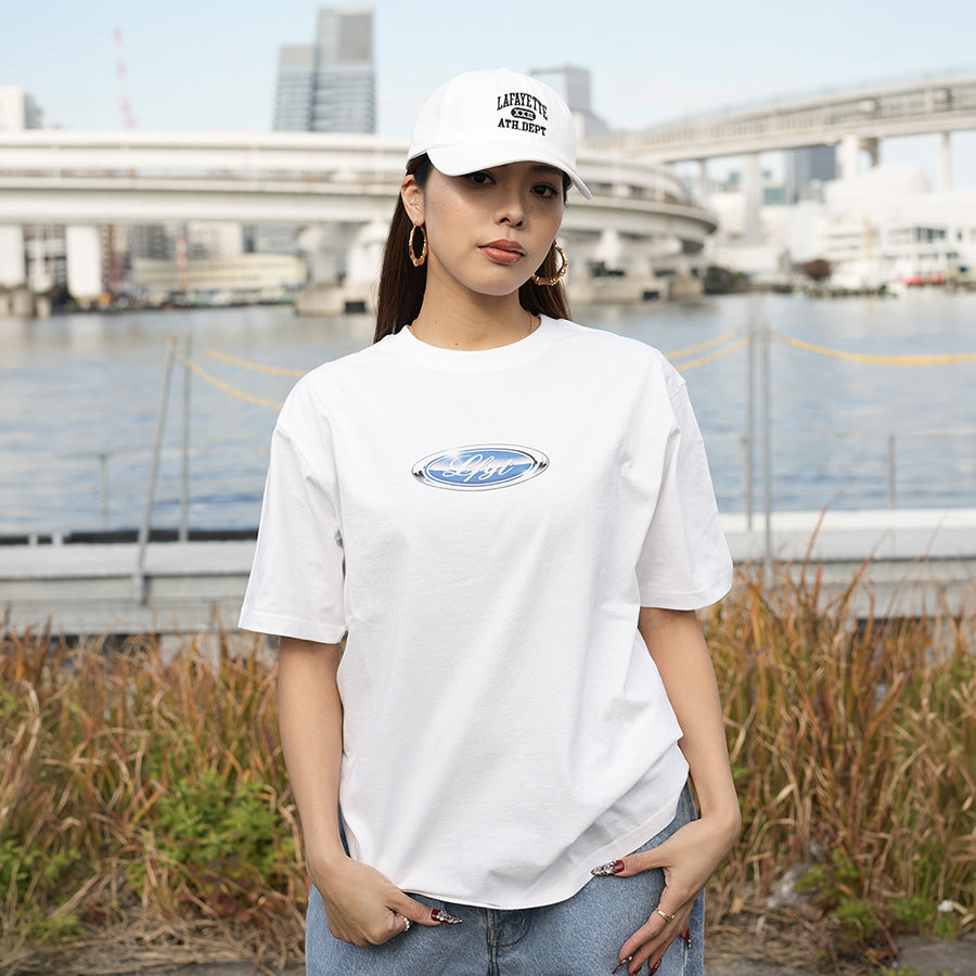 LFYT Tシャツ ホワイト モデル着用 上半身