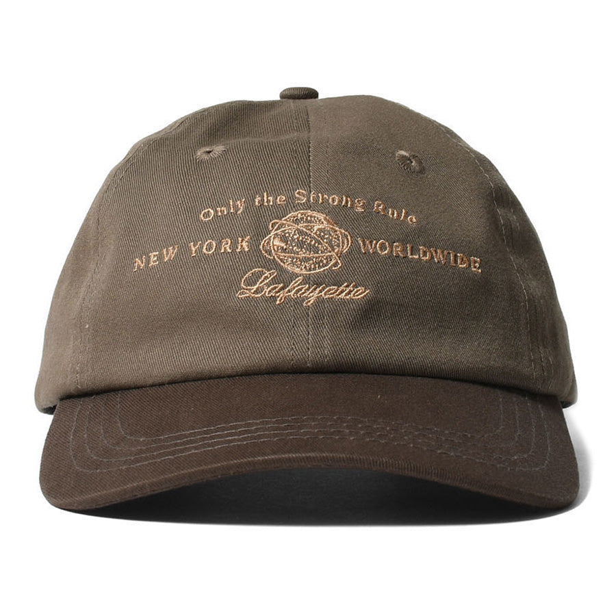 LFYT UNISPHERE DAD HAT ダッドハット キャップ ブラウン 正面 LA261402