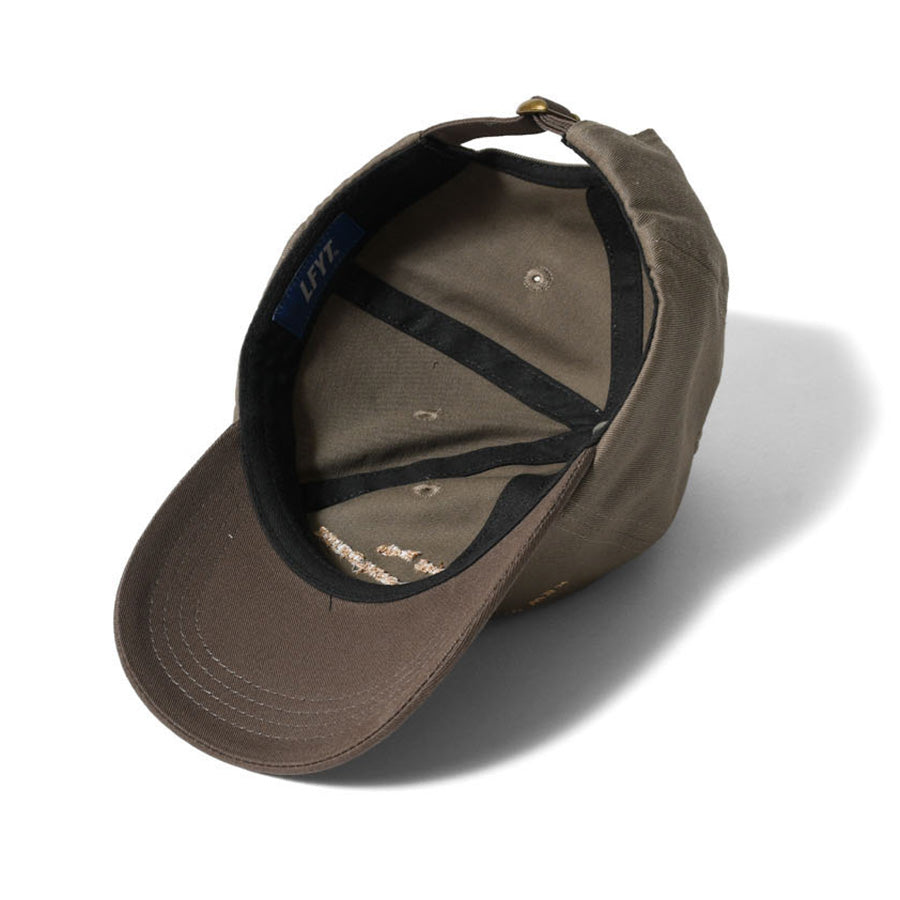 LFYT UNISPHERE DAD HAT ダッドハット キャップ ブラウン 裏側 LA261402
