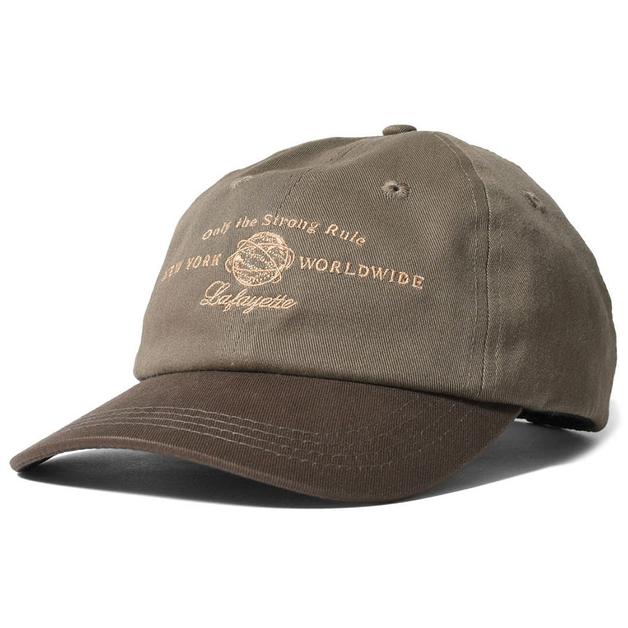 LFYT UNISPHERE DAD HAT ダッドハット キャップ ブラウン 左斜め向き LA261402