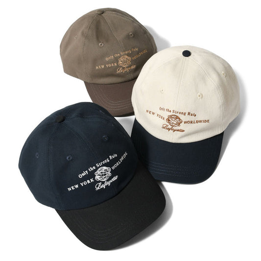 LFYT UNISPHERE DAD HAT ダッドハット キャップ ナチュラル ネイビー ブラウン 3カラー LA261402