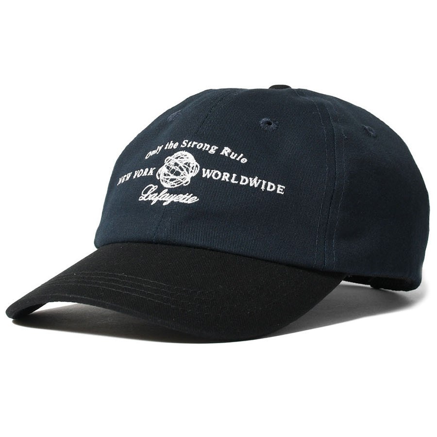 LFYT UNISPHERE DAD HAT ダッドハット キャップ ネイビー 左斜め向き LA261402