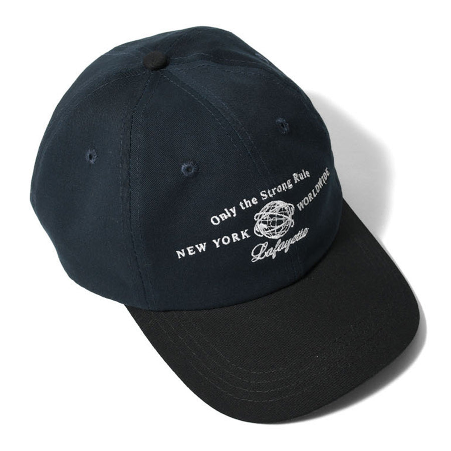 LFYT UNISPHERE DAD HAT ダッドハット キャップ ネイビー 右斜め向き LA261402