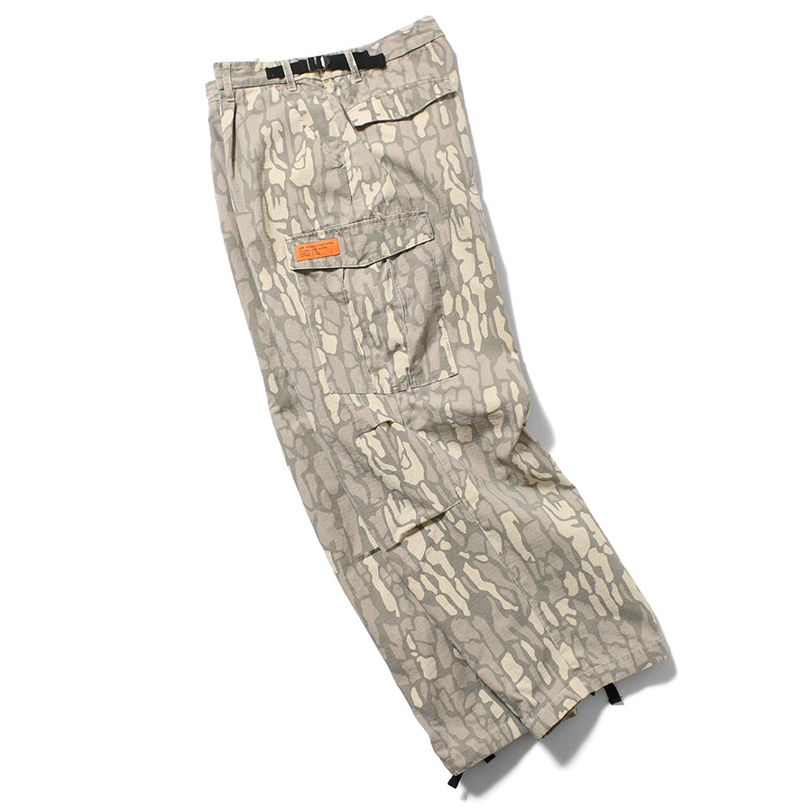 LFYT（エルエフワイティー）WASHED RIPSTOP FIELD CARGO バークカモ 平置き横向き LA261201