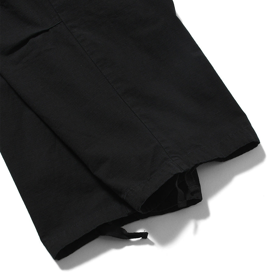 LFYT（エルエフワイティー）WASHED RIPSTOP FIELD CARGO ブラック 裾口アジャスター詳細 LA261201
