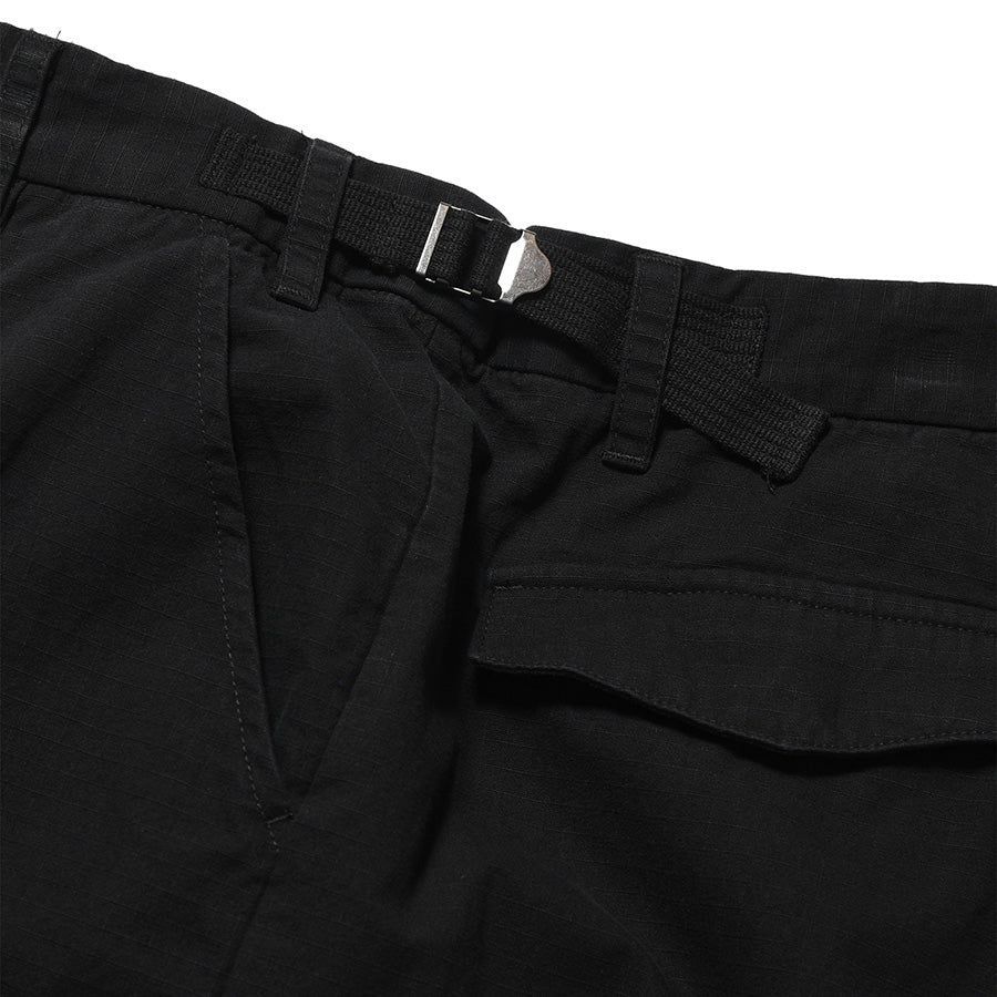 LFYT（エルエフワイティー）WASHED RIPSTOP FIELD CARGO ブラック ウエストアジャスター詳細 LA261201