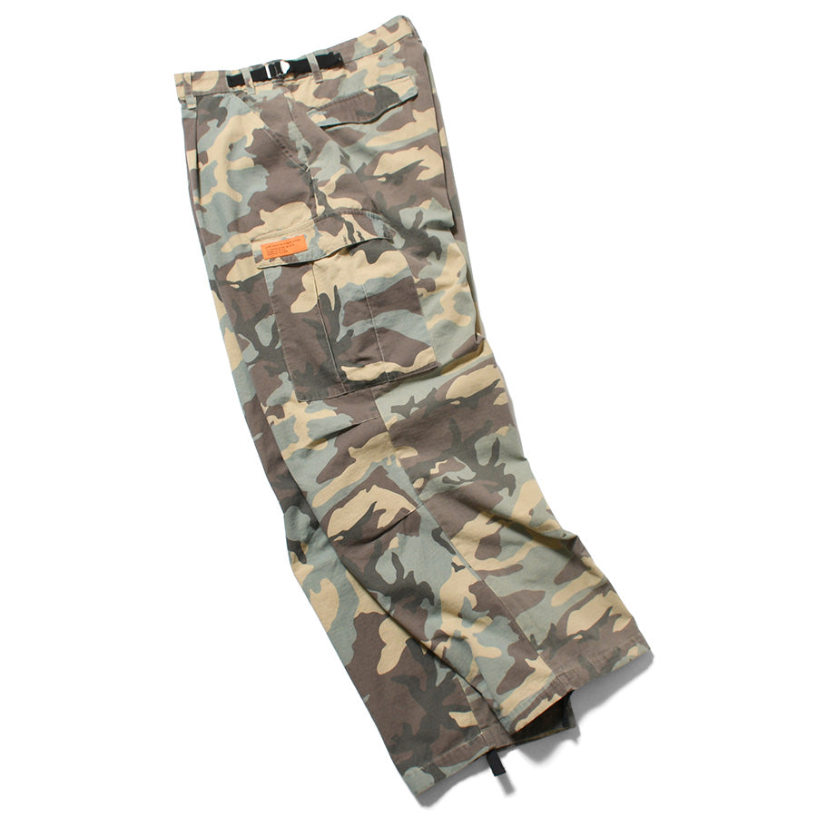 LFYT（エルエフワイティー）WASHED RIPSTOP FIELD CARGO ウッドランドカモ 平置き横向き LA261201