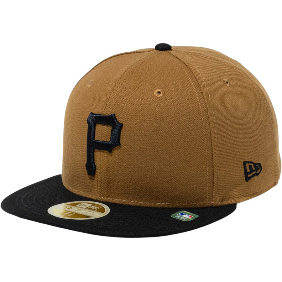 NEW ERA 59FIFTY 2026 MLB Hall of Fame ピッツバーグ・パイレーツ ブラウン ブラック 左斜め
