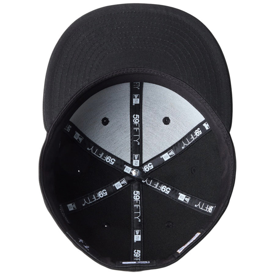 NEW ERA（ニューエラ）59FIFTY ブラック キャップ 裏側