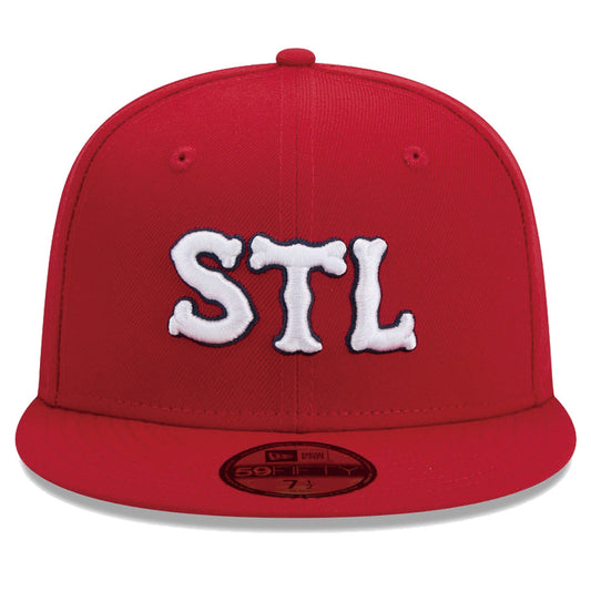 NEW ERA 59FIFTY カージナルス キャップ 正面 ロゴ刺繍