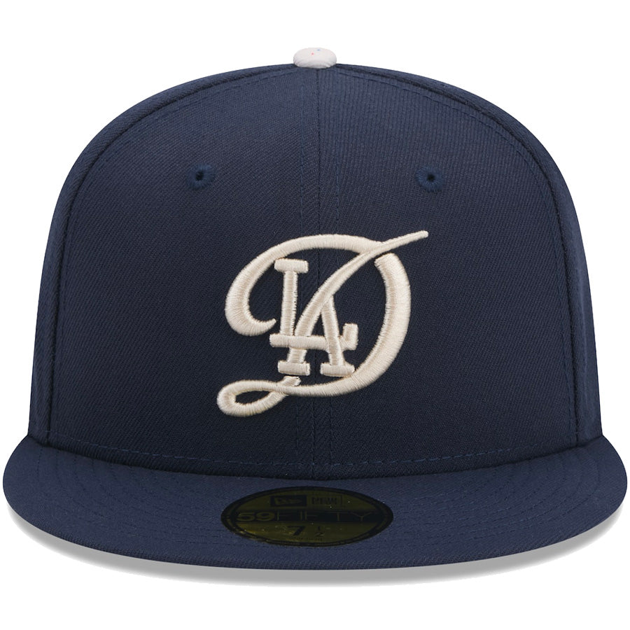 NEW ERA 59FIFTY ドジャース 正面 ロゴ刺繍